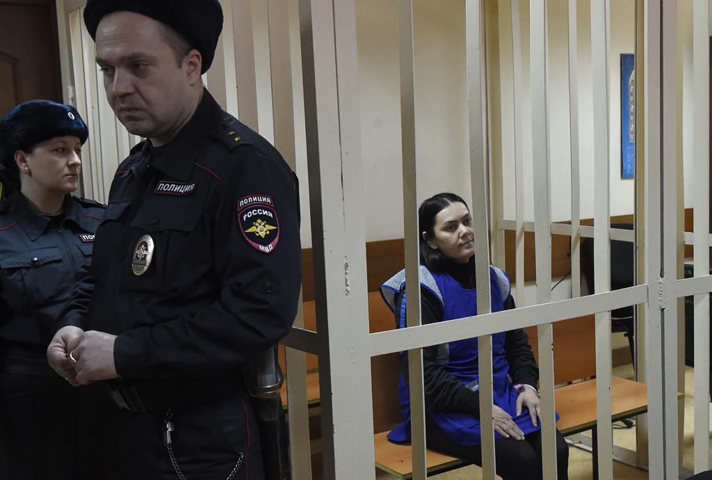 Goultchekhra Bobokoulova, durante uma audiência em Moscou | VASILY MAXIMOV/AFP