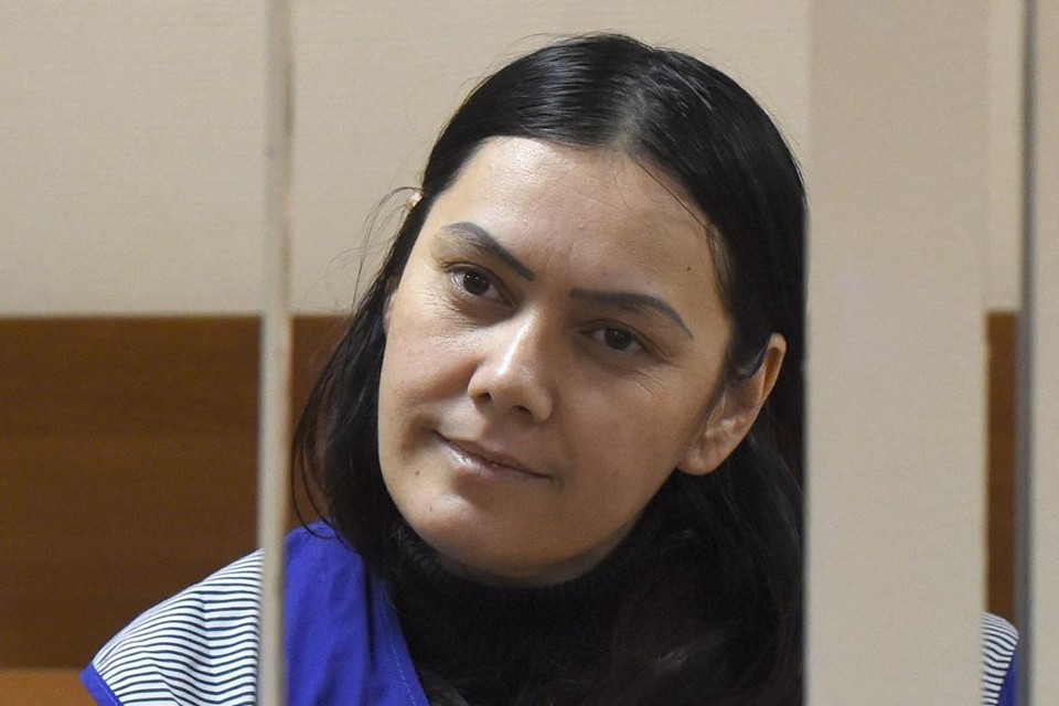 Goulchekhra Bobokoulova, durante audiência em Moscou | VASILY MAXIMOV/AFP