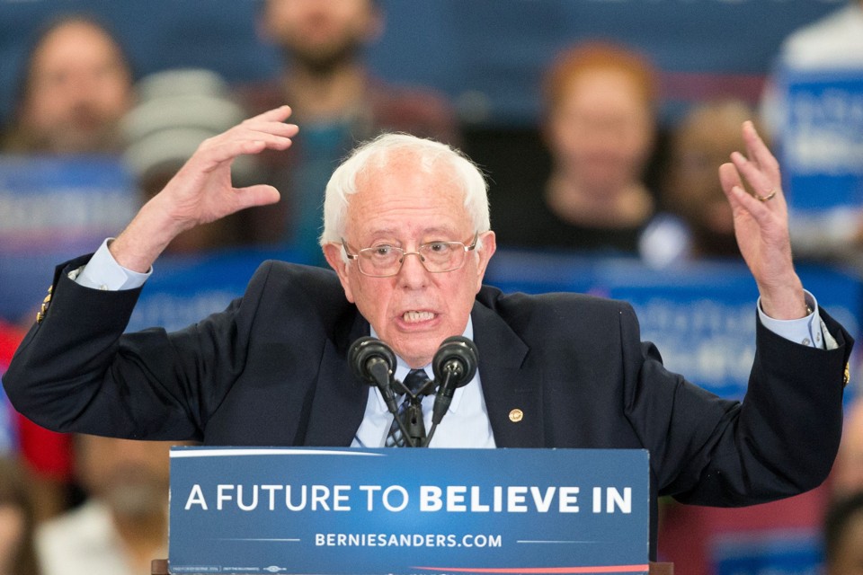 Do lado democrata, Bernie Sanders ganhou os “caucus” de Kansas e Nebraska, no centro do país. | GEOFF ROBINS/AFP