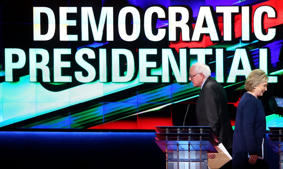 Bernie Sanders e Hillary Clinton | SCOTT OLSON/AFP