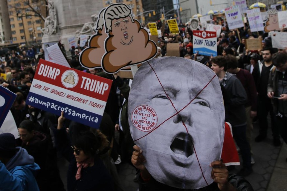 Protesto em Nova York | EDUARDO MUNOZ ALVAREZ/AFP
