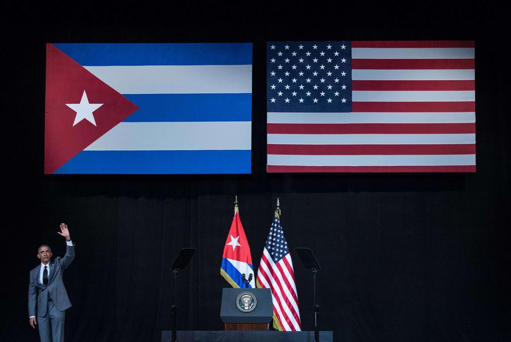 Obama discursa no Grande Teatro de Havana | Nichilas Kamm/AFP