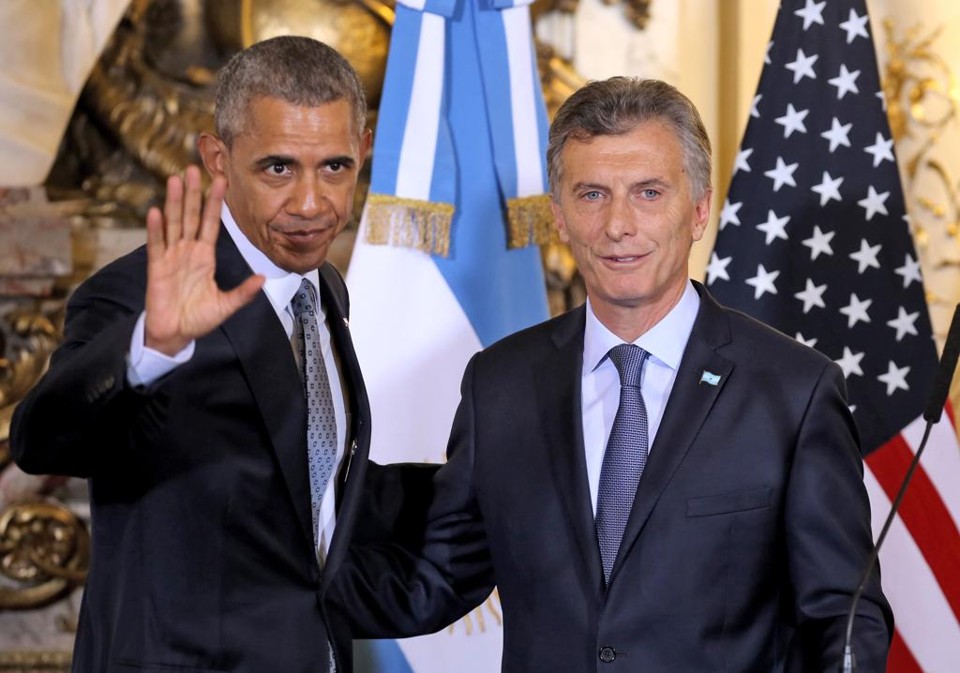 Obama e Mauricio Macri | Martin Zabala/AFP