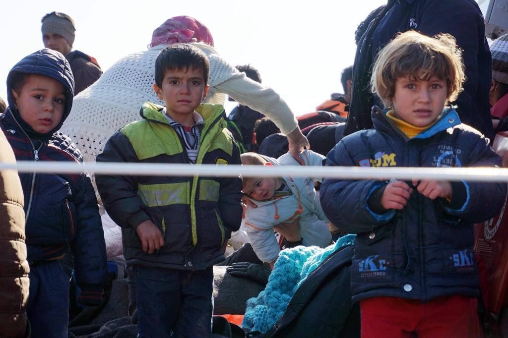 Crianças refugiadas | AFP