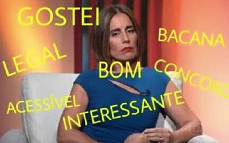 A performance de Gloria Pires na transmissão do Oscar, na Globo, fez a alegria das redes sociais. | Reprodução/