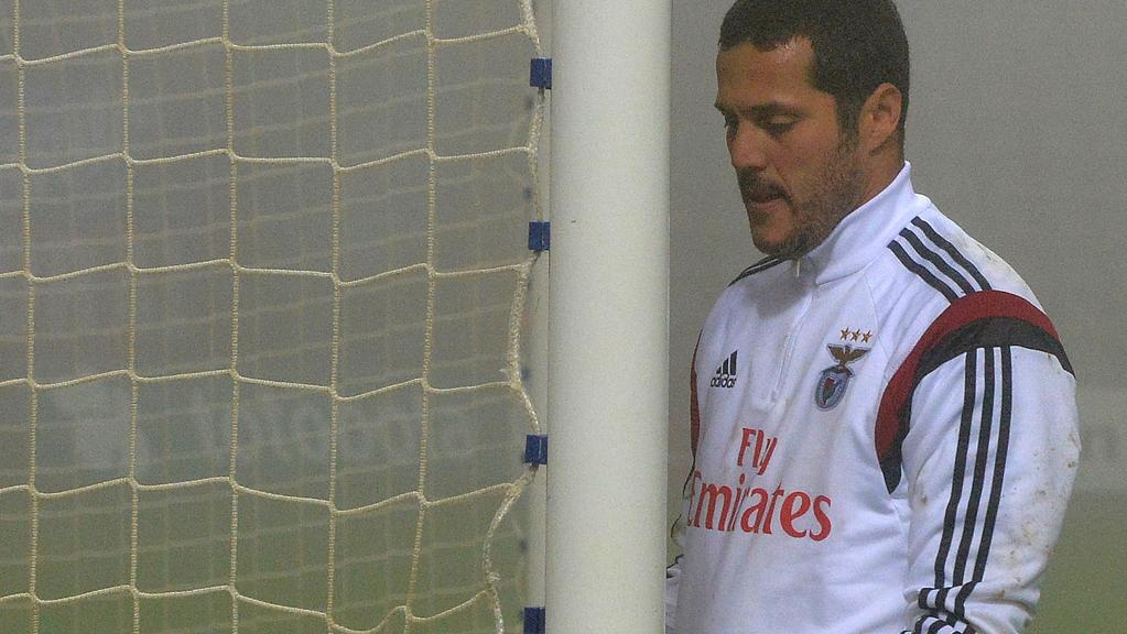 Júlio César deve rever os alemães Lahm, Neuer e Müller no duelo do Benfica com o Bayern de Munique. | Rui Silva/AFP
