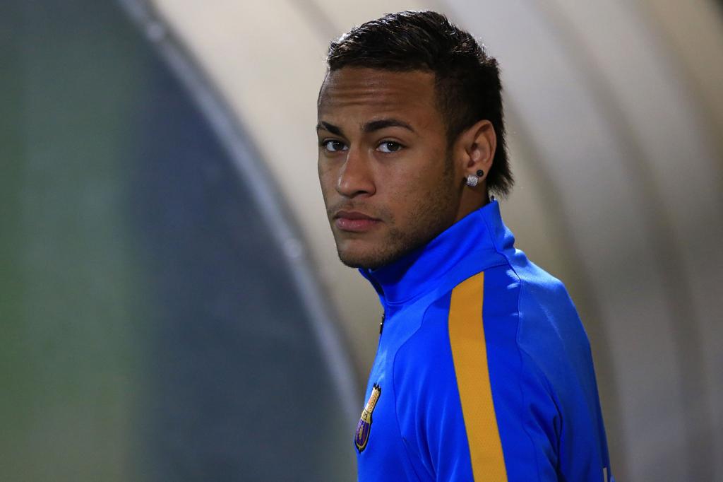 Dunga conta com Neymar na Olimpíada. | PAU BARRENA/AFP