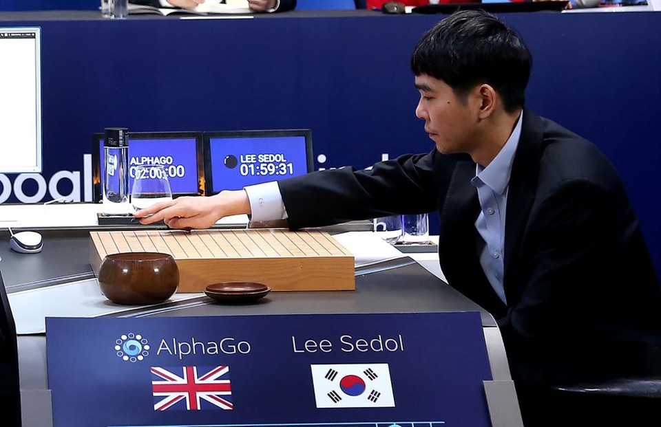 Campeão mundial de Go Lee See-Dol está disputando uma série de cinco partidos contra programa de computador do Google | GOOGLE DEEPMIND/AFP
