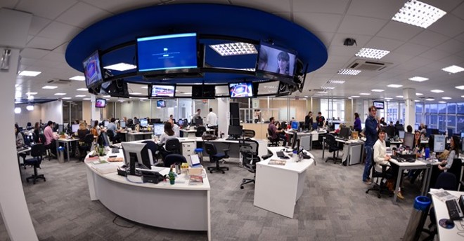 Redação do Diário Catarinense, jornal do Grupo RBS com sede em Florianópolis | Divulgação /RBS