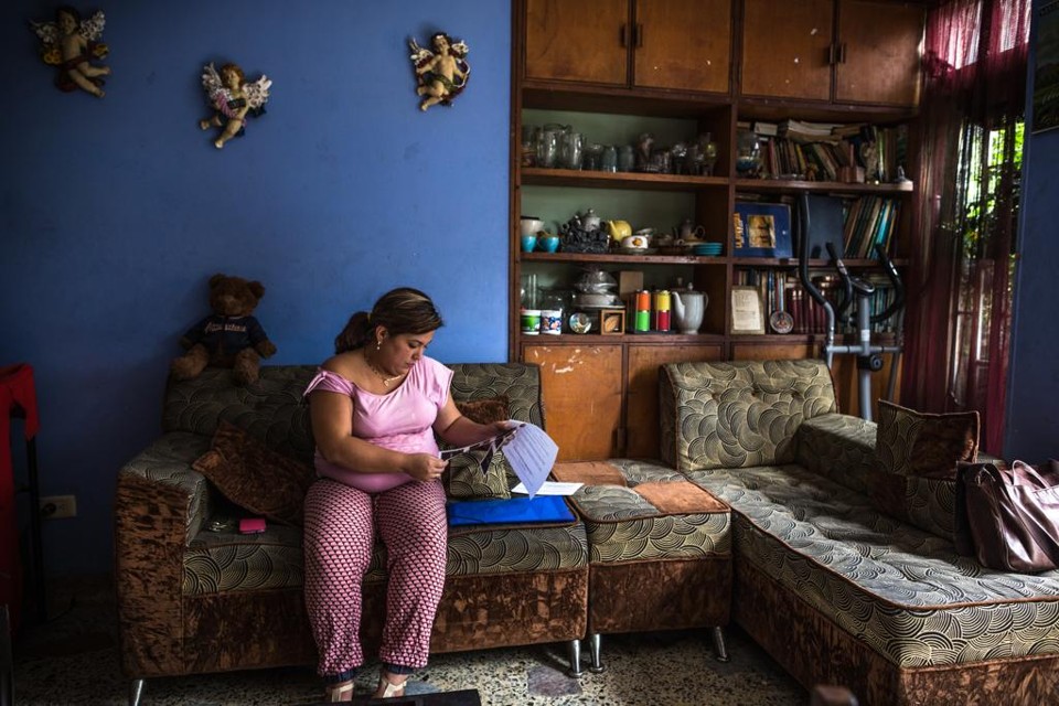 Margarita Rosa Barrios está grávida de gêmeos: ela se recuperou do zika e recusou fazer um aborto, sugerido pelos médicos | JUAN ARREDONDO/NYT