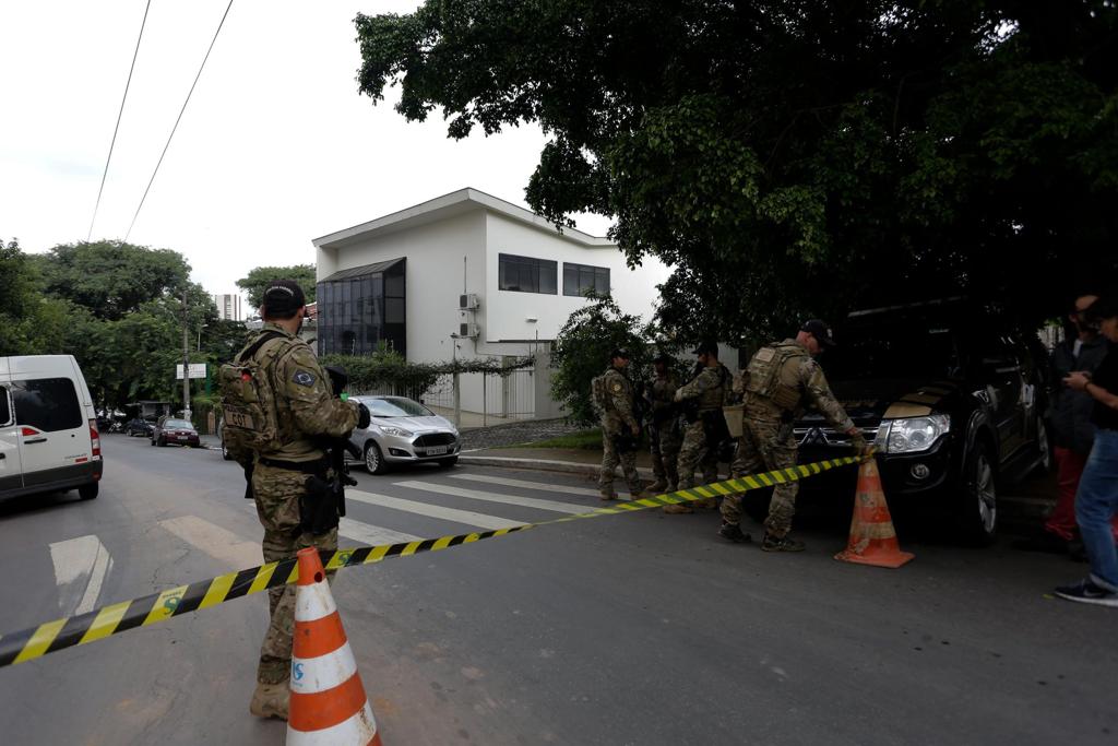 Policia Federal faz buscas na sede do Instituto Lula, no bairro do Ipiranga, em São Paulo | Newton Menezes / Futura Press/Folhapress