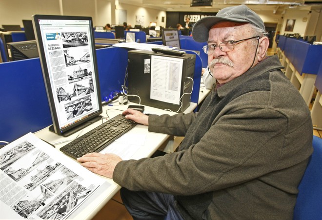 Sempre às sextas-feiras: Cid vinha pessoalmente ajustar sua página, sendo recebido pelo designer Carlos Bovo, que se tornou seu último parceiro num dos maiores sucessos editoriais da imprensa paranaense. | HUGO HARADA/Gazeta do Povo