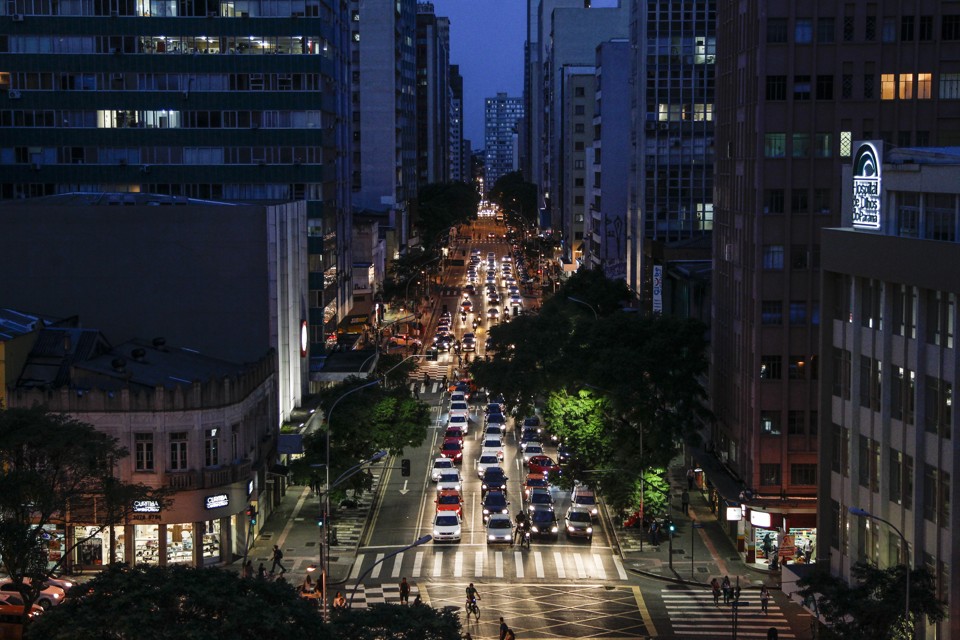 Trânsito na Avenida Marechal Deodoro, em Curitiba | Daniel Castellano
/Gazeta do Povo