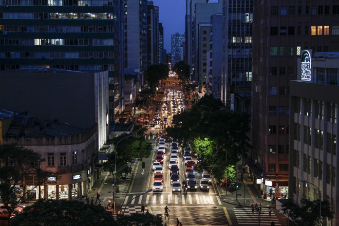 Trânsito na Avenida Marechal Deodoro, em Curitiba | Daniel Castellano
/Gazeta do Povo