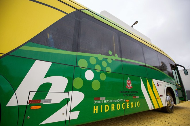 Ônibus com motores a base de hidrogênio começaram a operar em São Paulo na semana passada. | Du Amori
m/A2FOTOGRAFIA