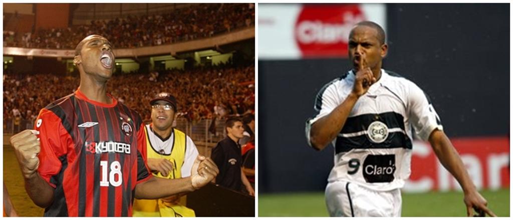 Lima foi o herói do Atlético em 2005 e Tuta o do Coritiba, em 2004. | /