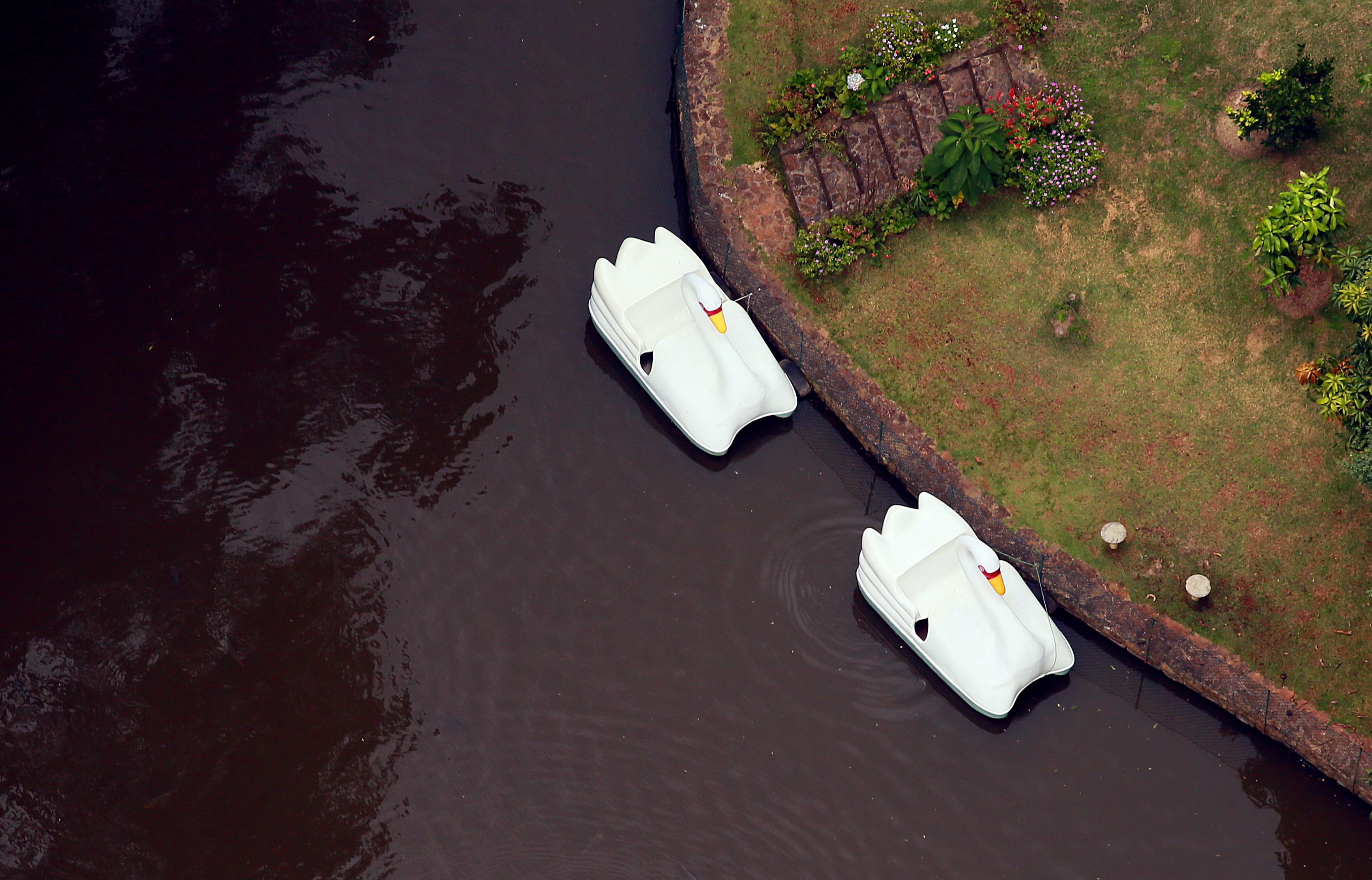 Os polêmicos pedalinhos do sítio de Atibaia, frequentado pela família de Lula. | Jorge Araújo/Folhapress