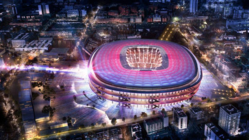 Novo Camp Nou deve ficar pronto em 2021. | Divulgação Barcelona FC /