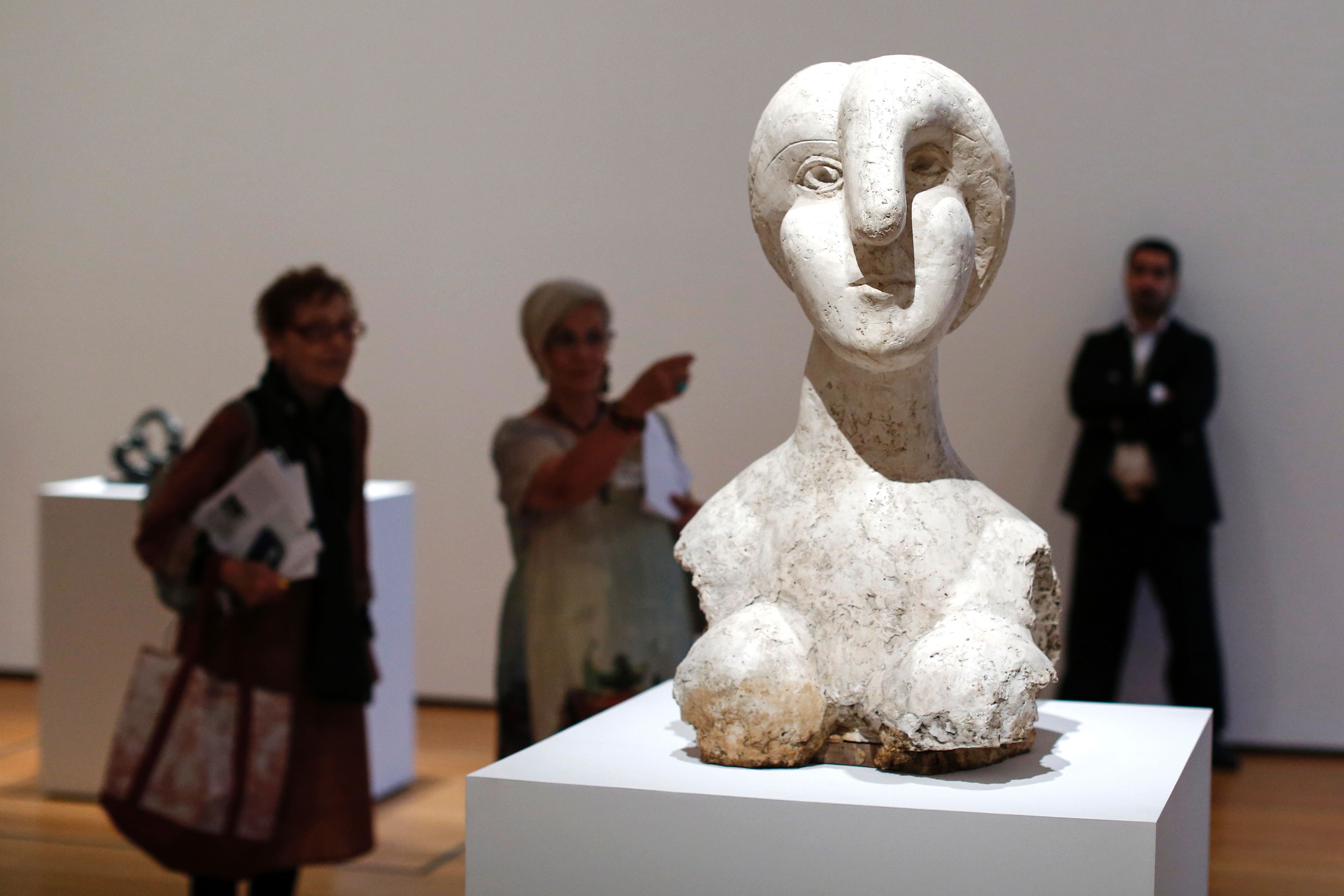 Escultura fez parte da exposição ‘”Picasso sculpture”, no MoMA | KENA BETANCUR/AFP