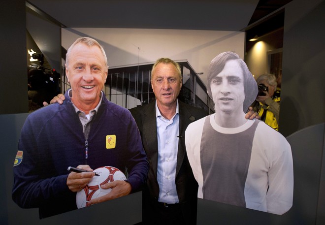 Johan Cruyff em seu instituo em Amsterdã. | OLAF KRAAK/AFP