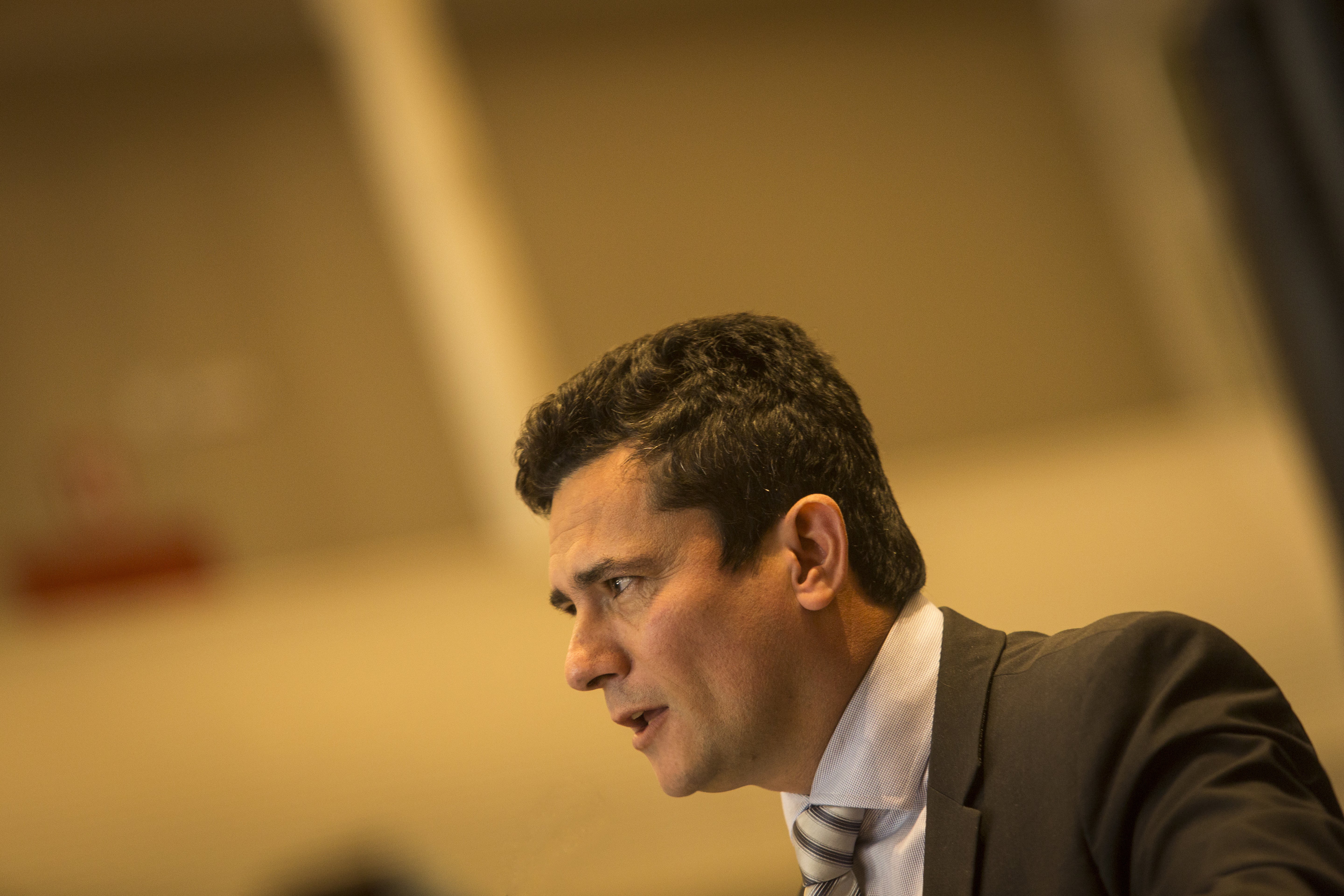 Moro negou que tenha ligação com organizadores do protesto de domingo | Marcelo Andrade/Gazeta do Povo