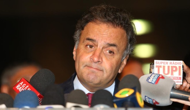 Presidente do PSDB, Aécio Neves, se reuniu com Temer na segunda-feira (21). | Lula Marques/Agência PT