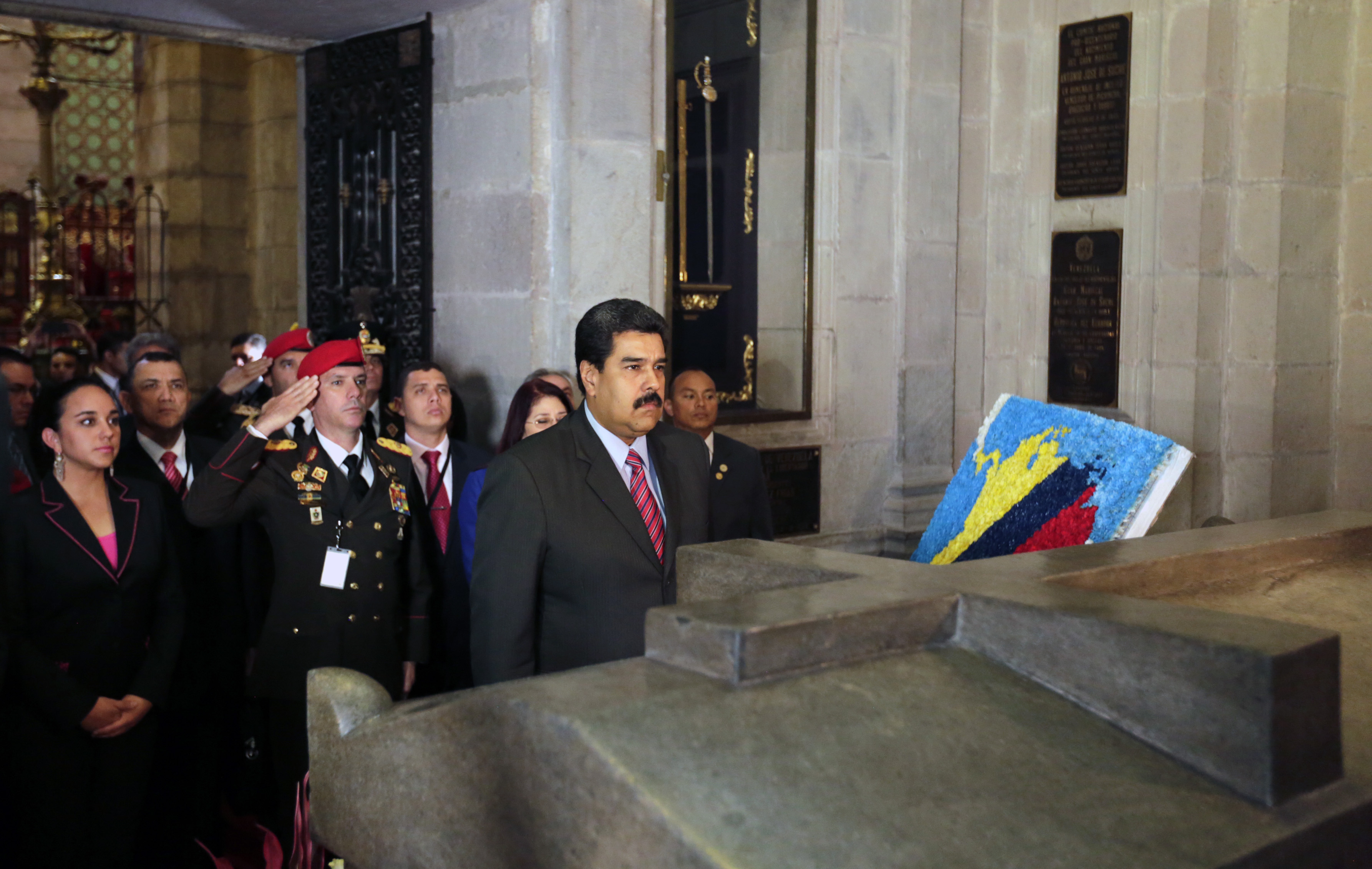 Nicolás Maduro sofre forte pressão para deixar a presidência da Venezuela. | Mauricio Muñoz/ Presidencia de la República