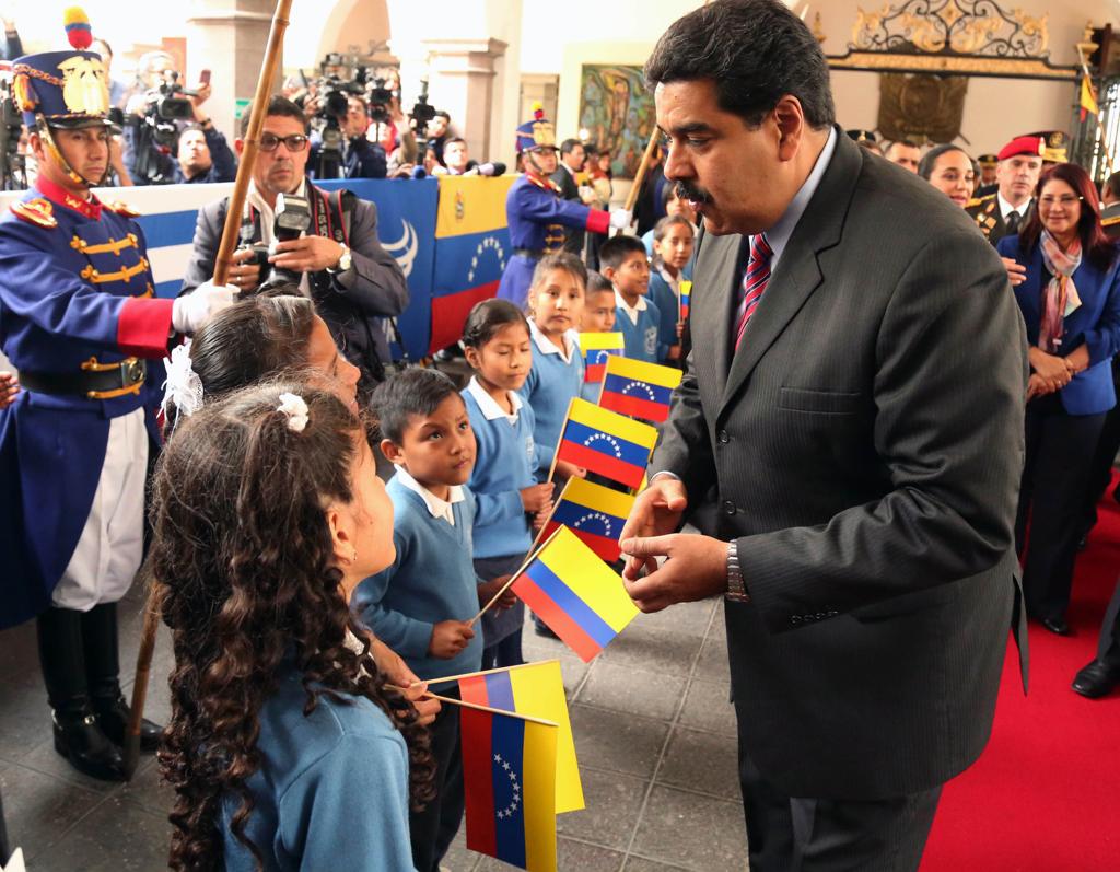 Nicolas Maduro, em visita à Colômbia no fim de 2015 | Foto: Eduardo Santillán/ Presidencia de la República/Fotos Públicas