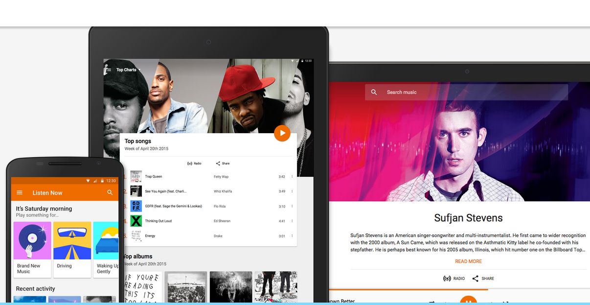 Google Play Music é o serviço mais citado na pesquisa | Reprodução/