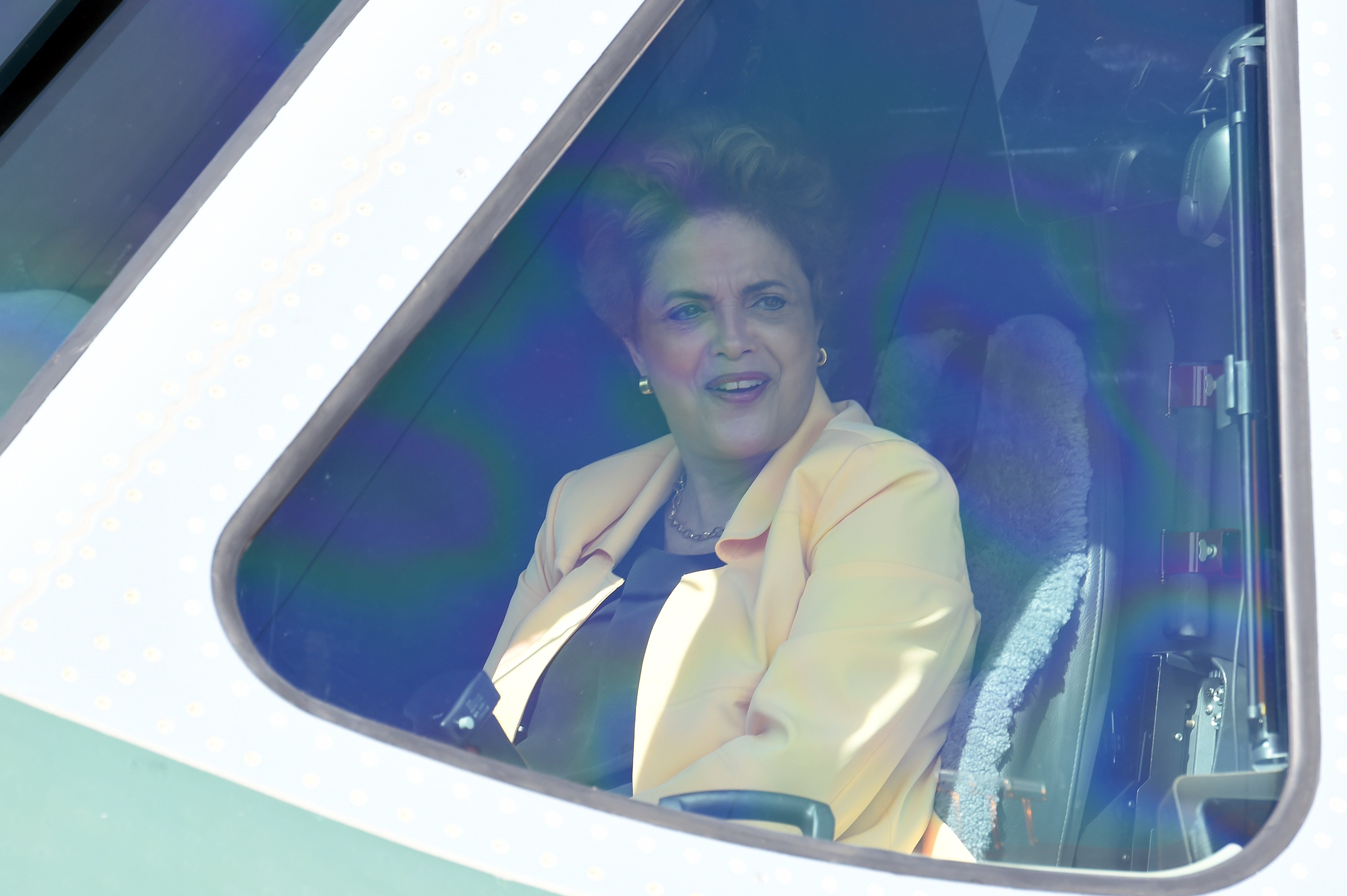 Dilma Rousseff: projeções mostram que a presidente terá dificuldades para terminar o mandato. | Evaristo Sá/AFP