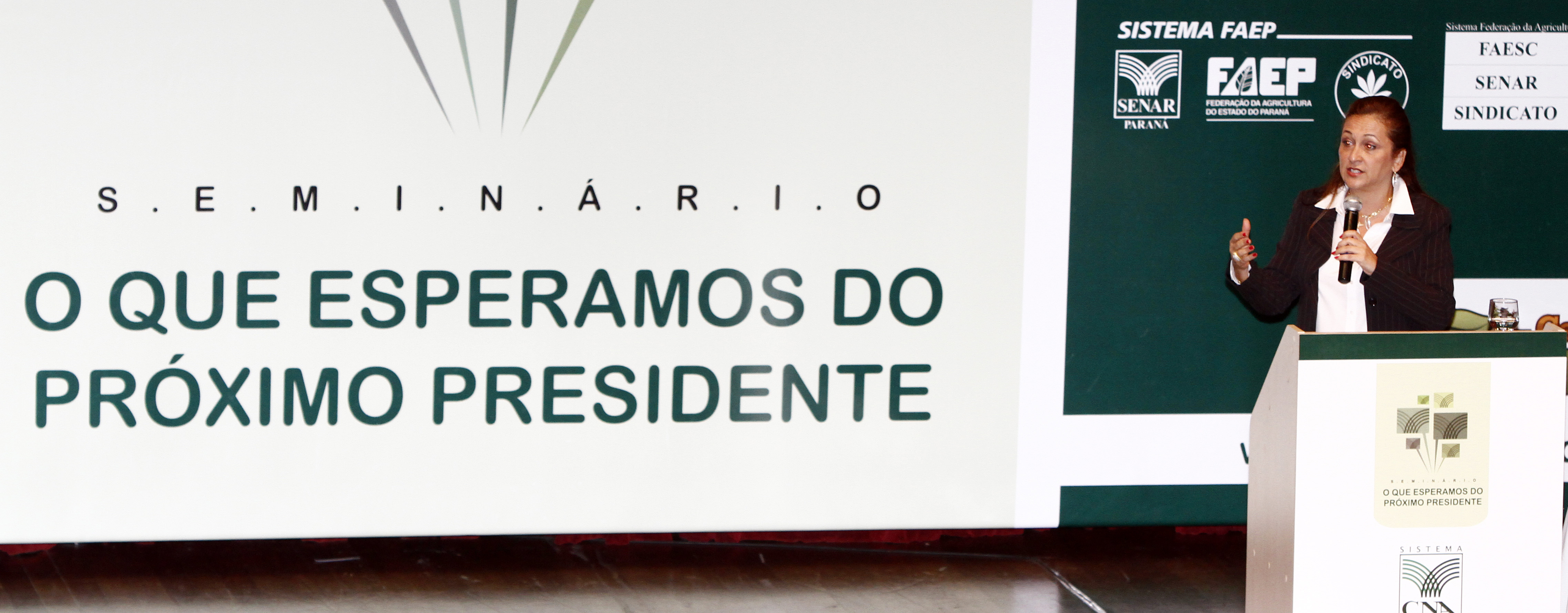Kátia Abreu reafirma sua confiança na presidente Dilma Roussef | Daniel Derevecki / AGP/Daniel Derevecki / AGP