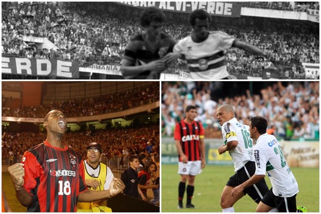 Atlético ficou sete vezes com o título e Coritiba oito quando os dois decidiram o Paranaense. | /