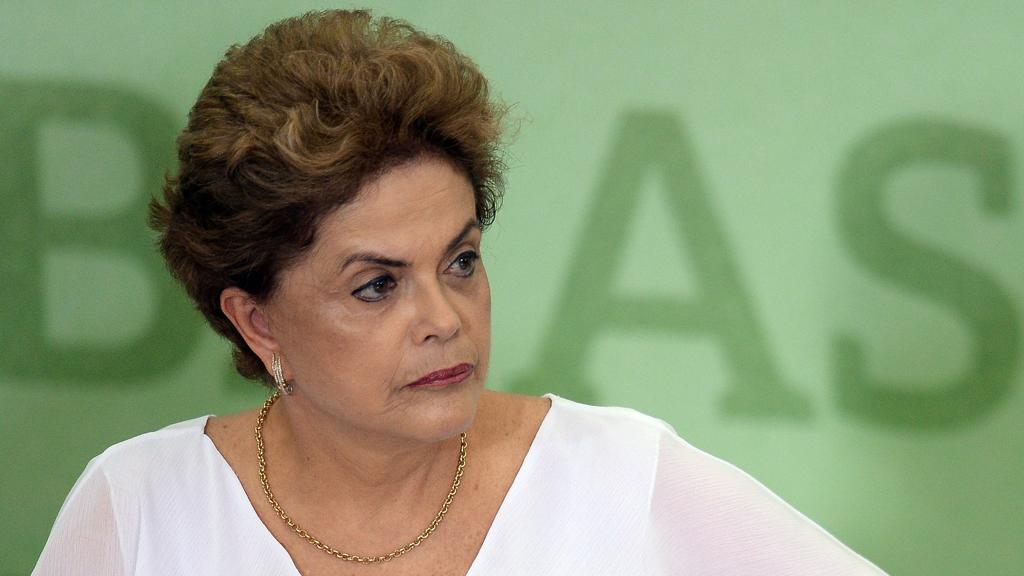 Presidente Dilma Rousseff é alvo de processo de impeachment na Câmara. | Andressa Anholete/AFP