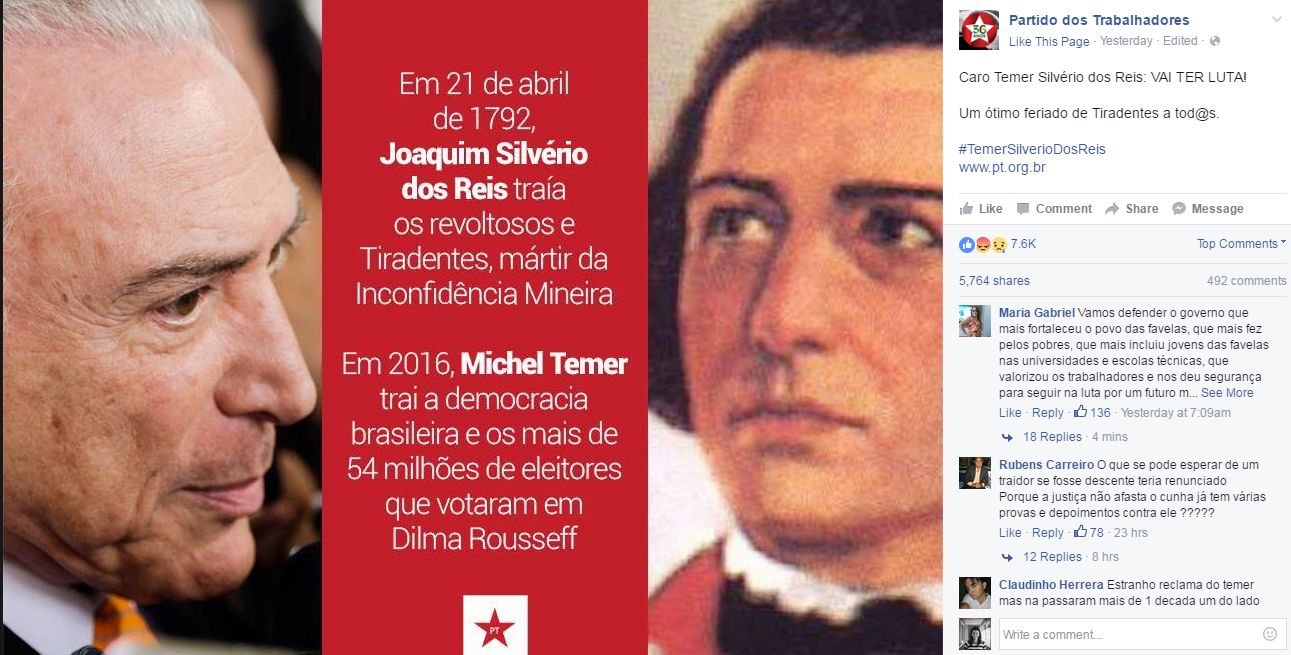  | Reprodução/Facebook