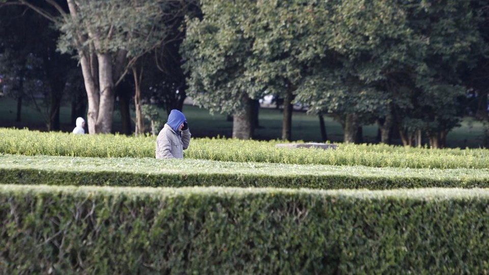 Frio fica mais intenso e Paraná registra temperaturas abaixo de 0ºC Frio em Curitiba | Aniele Nascimento/Gazeta do Povo