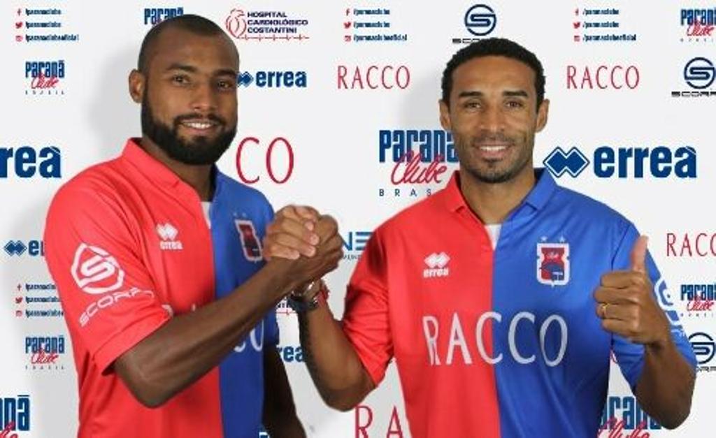 Pitty, à esquerda, e João Paulo, à direita, trazem entrosamento do São Bento. | Divulgação/Paraná