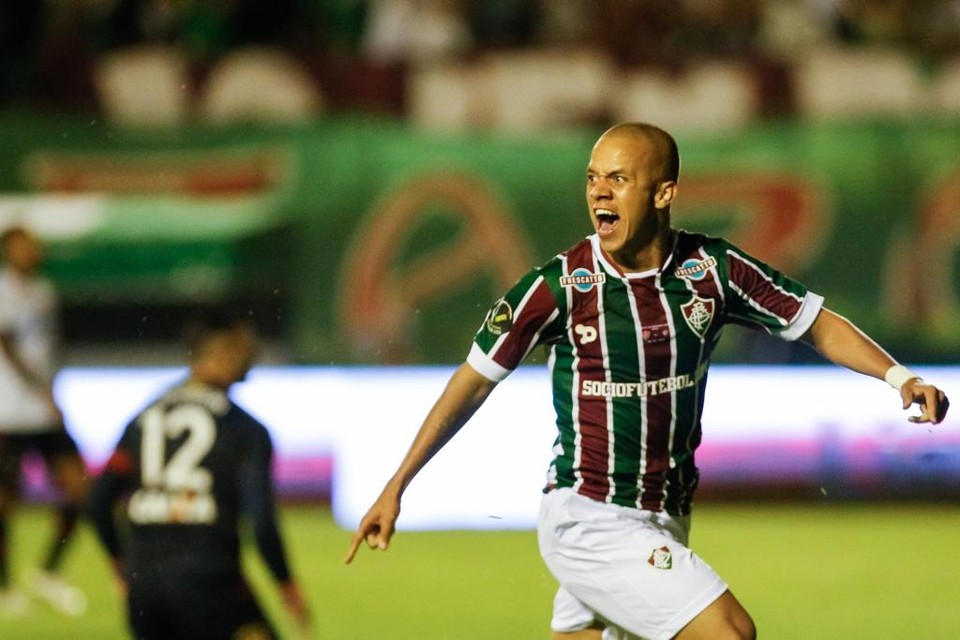 Marcos Júnior marcou o gol do título do Fluminense. | Andre Fabiano/Codigo19/Folhapress