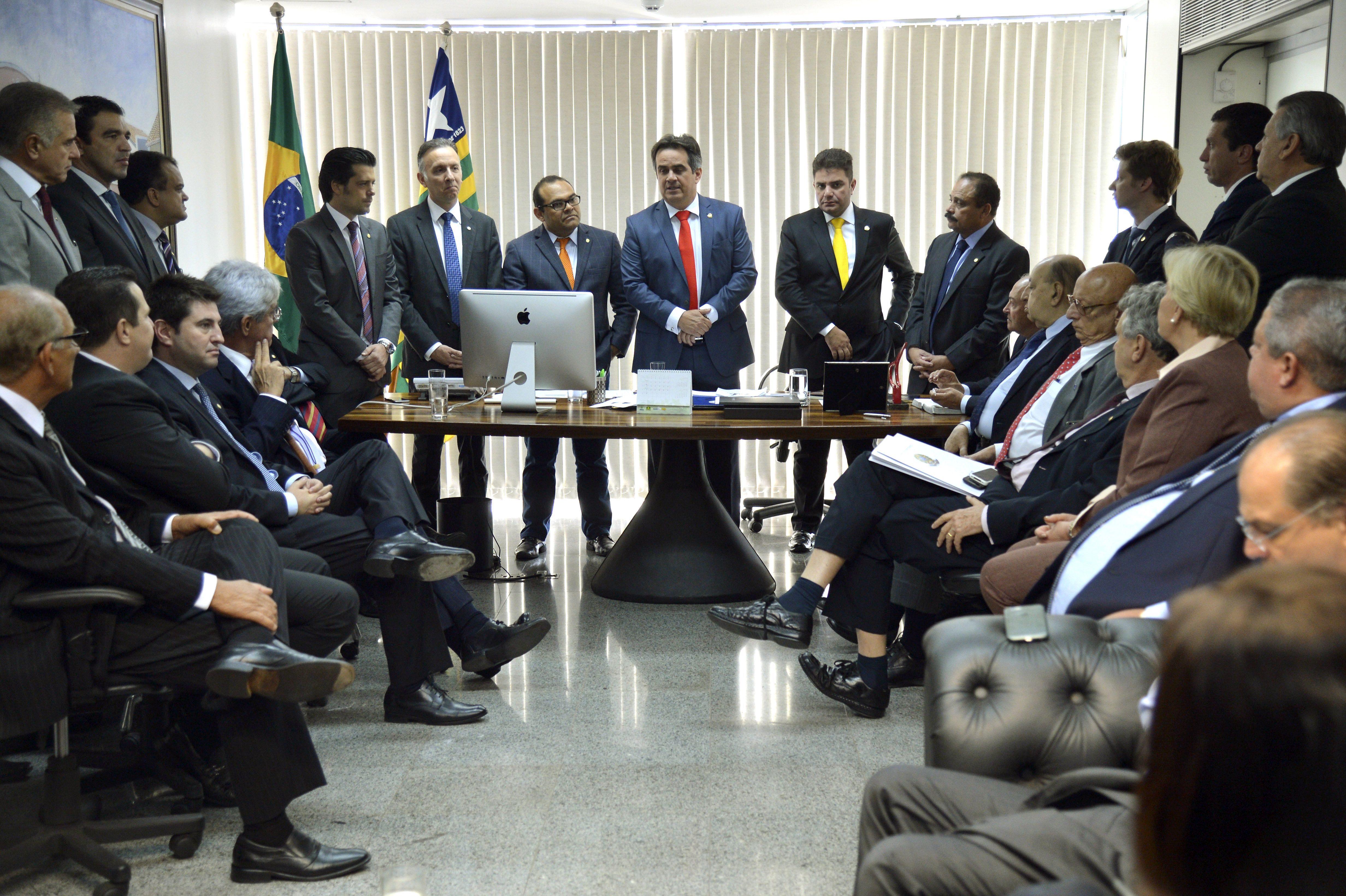 Reunião recente da executiva do PP: apoio quase integral à presidente Dilma. | José Cruz/ Agência Brasil