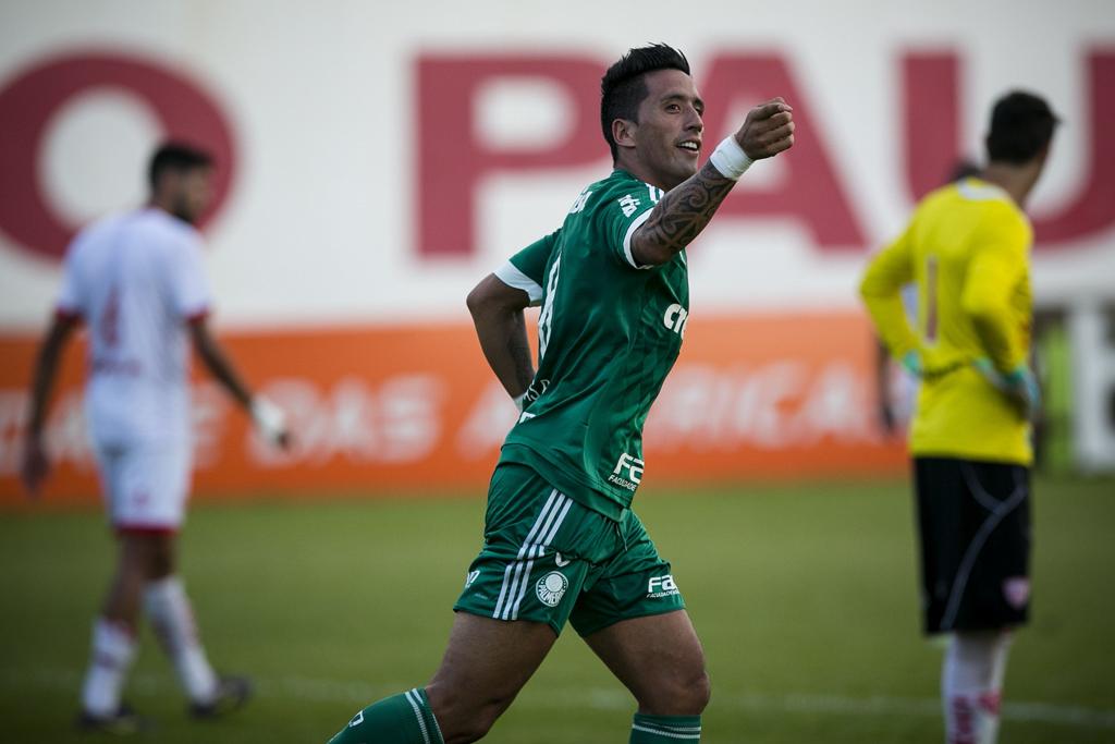 Barrios marcou na vitória do Palmeiras. | Fabio Braga/Folhapress