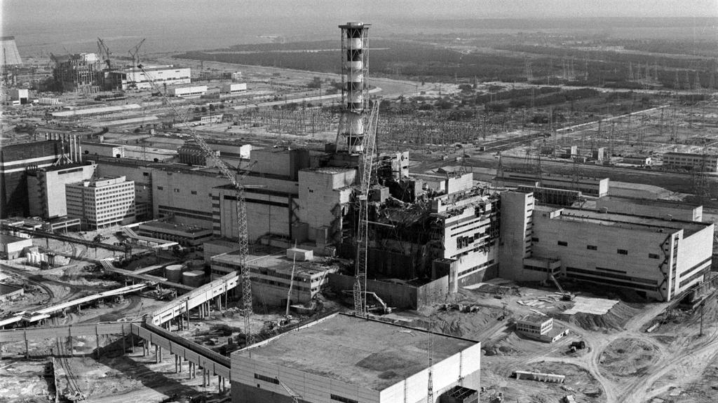 Usina de Chernobyl após o desastre de 1986 | Vladimir Repik/AFP