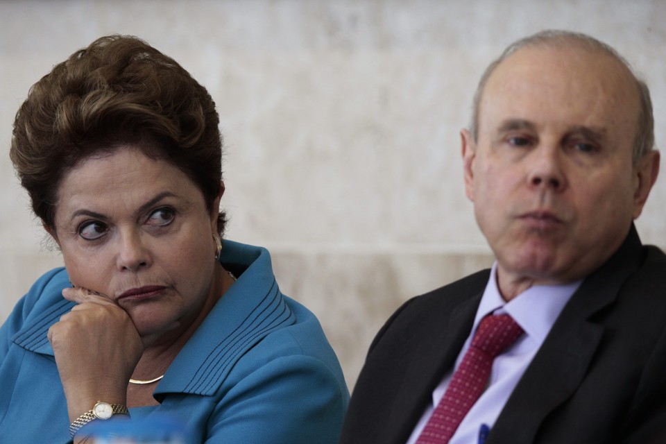 Dilma com o ex-ministro da Fazenda Guido Mantega: nova denúncia dentro da Lava Jato. | Ueslei Marcelino