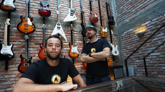 A escola de música Academia do Rock, de Curitiba, busca franqueados no Paraná, São Paulo e Santa Catarina | Ivonaldo Alexandre/Gazeta do Povo