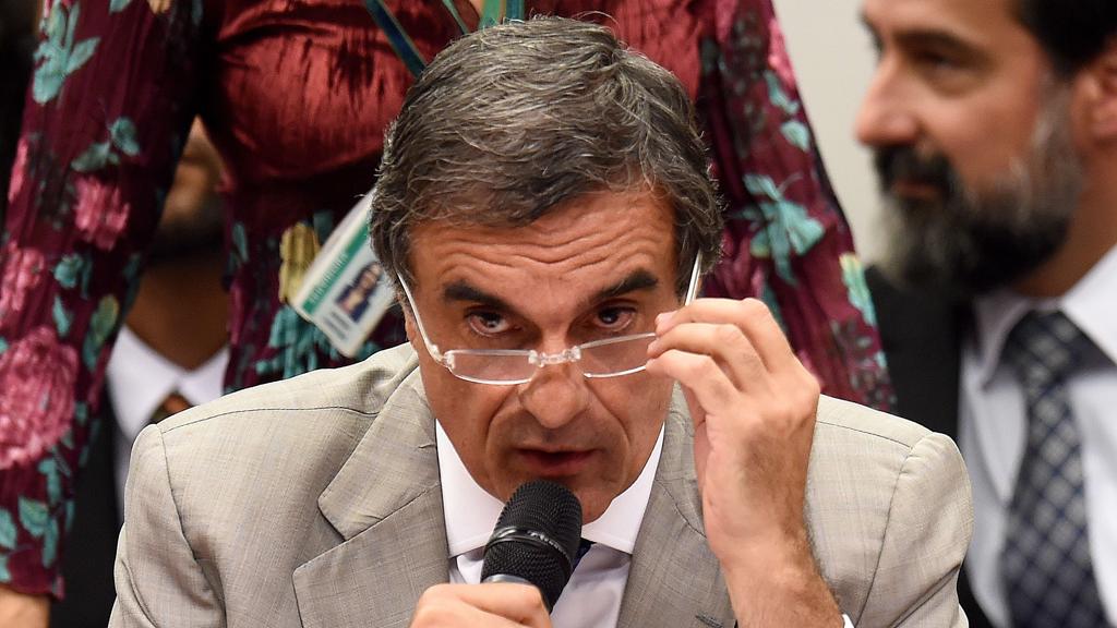 José Eduardo Cardozo disse que processo de impeachment contra Dilma é golpe. | Evaristo Sá/AFP