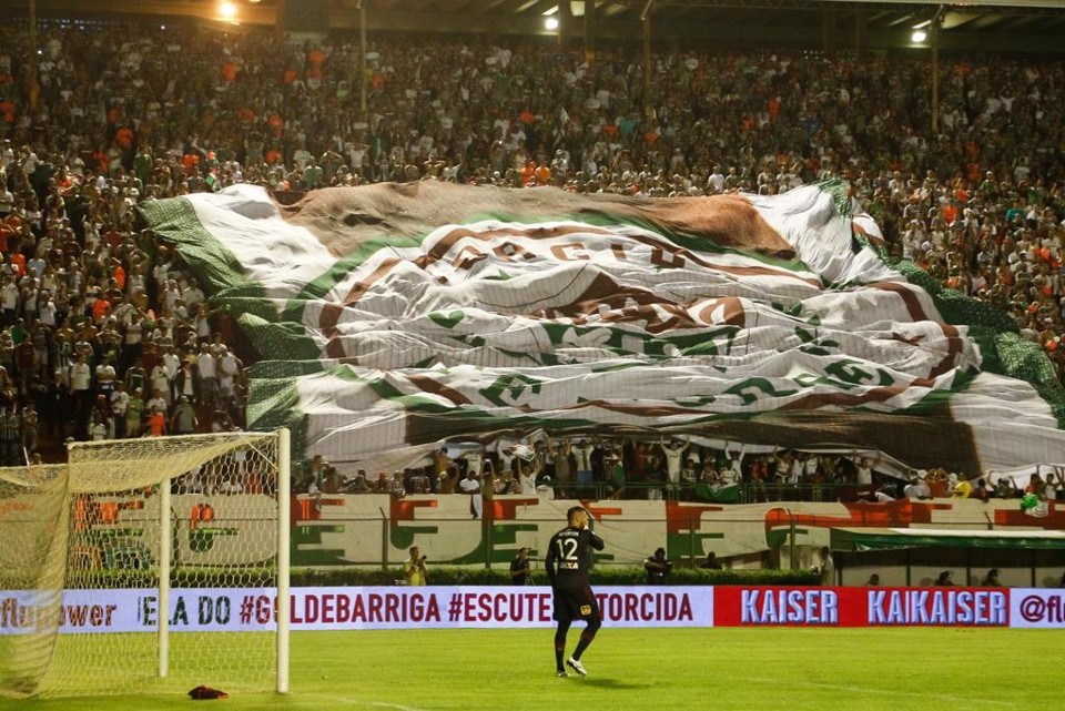 Alguns torcedores do Fluminense tentaram invadir o campo após o apito final. | Rudy Trindade/FramePhoto/Folhapress