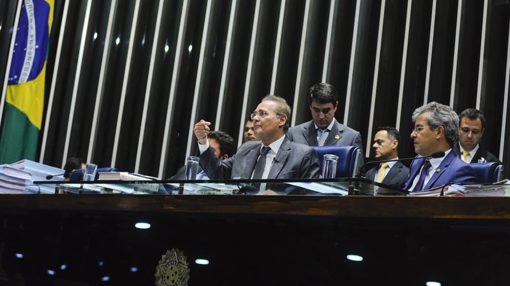 Renan Calheiros decidiu remarcar a data da composição da comissão do impeachment de Dilma Rousseff. | Moreira Mariz/Agência Senado