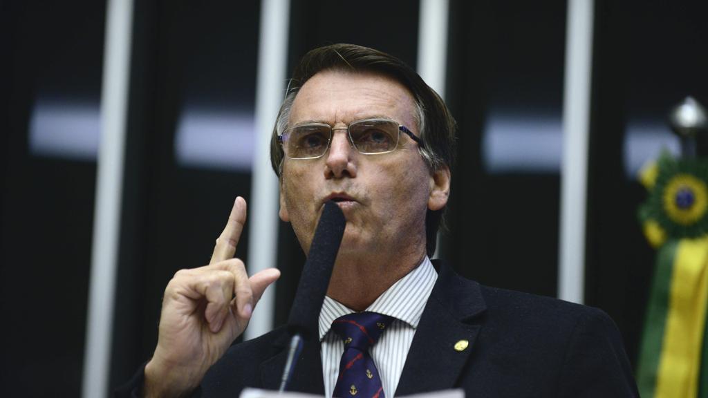 Jair Bolsonaro dedicou voto ao ex-chefe do Doi-Codi de São Paulo, Carlos Brilhante Ustra. | Nilson Bastian/Câmara dos Deputados
