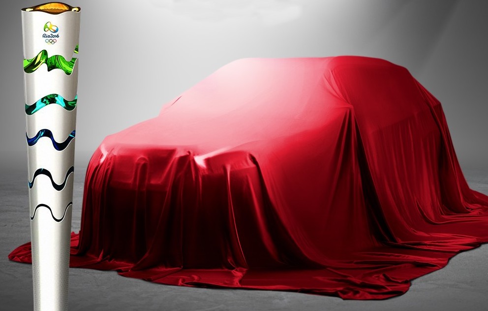 O carro que comandará a odisseia da tocha olímpica será revelado no próximo dia 3 de maio. | Nissan/Divulgação