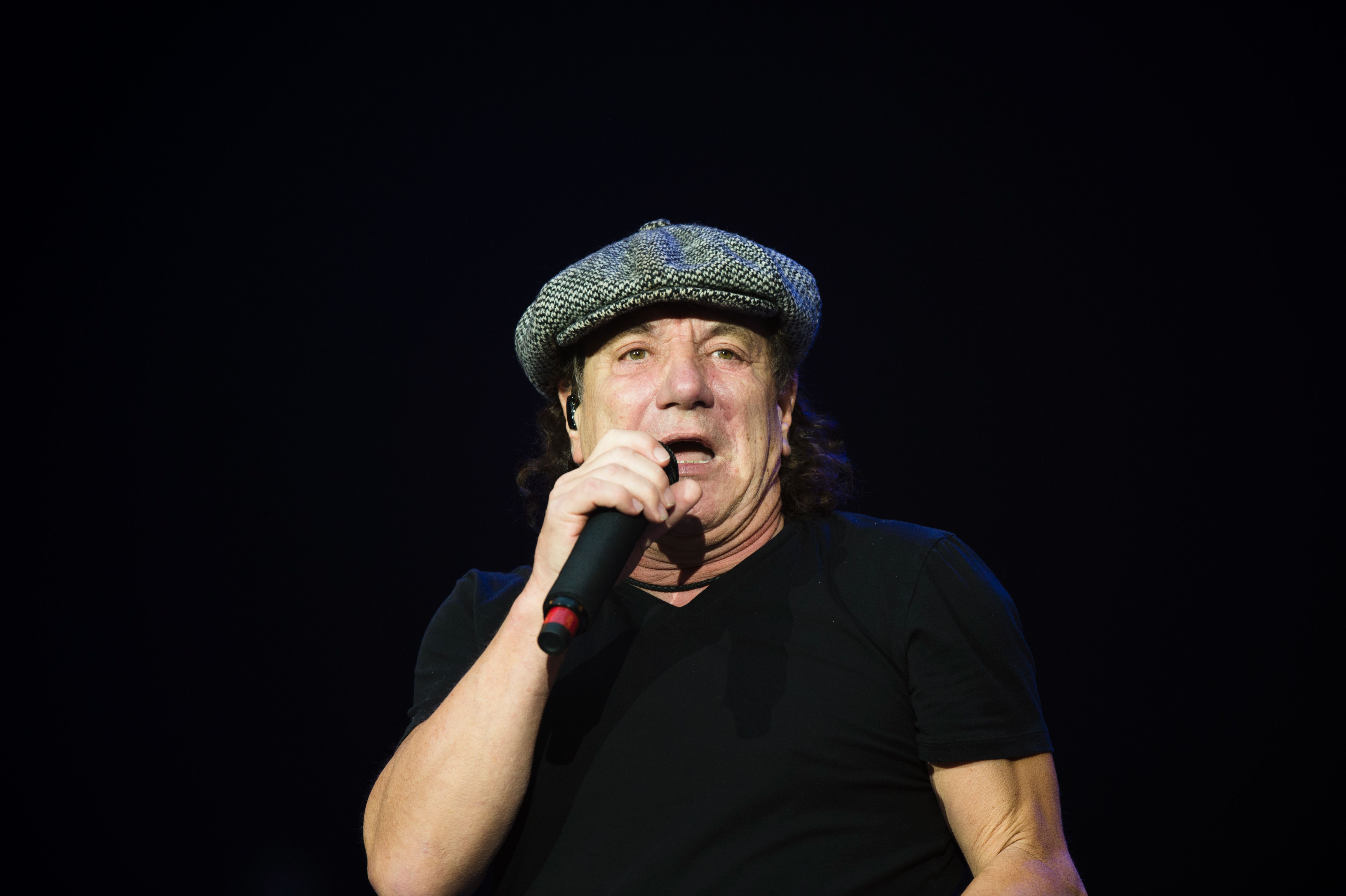 Brian Johnson, de saída do AC/DC: problemas com a audição. | Martin Bureau/AFP