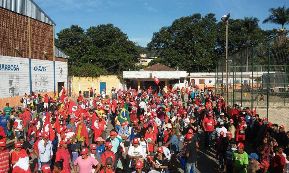 Em Minas Gerais, integrantes do MST marcharam de Ouro Preto a Belo Horizonte | MST/Divulgação
