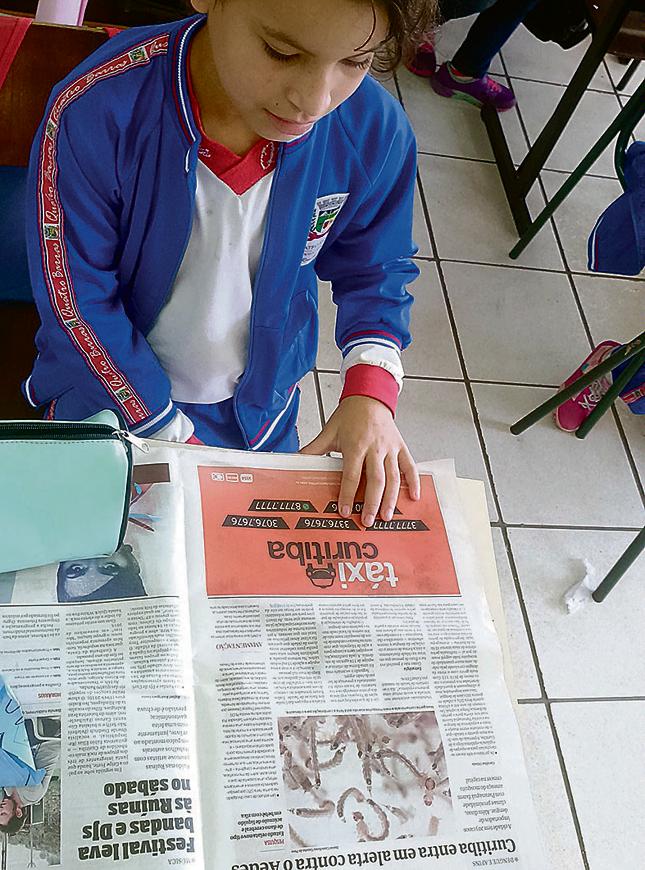 Informações do jornal serviram de alerta na escola. | Divulgação